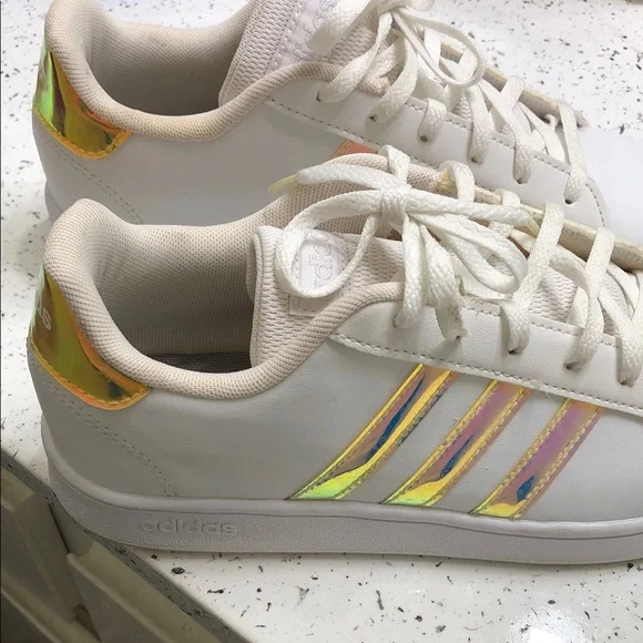 adidas Sneakers in White with Iridescent - Picture 10 of 16
